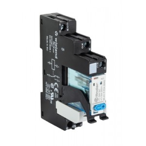 Релейный модуль FLARE MR 24VDC-1W-16A-S, Интерфейсный релейный модуль, 1 переключающий контакт, материал контакта: AgNi, рабочее напряжение: 24 V DC, номинальное напряжение переключения: 250 V AC, коммутируемый ток: 16 A, с винтовой фиксацией провода, серия flare MOVE MR