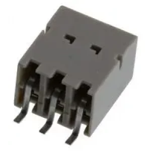 71609-303ALF, Соединитель разъема 6 контакт(-ов) 2.54мм луженый угловой для поверхностного монтажа лента на катушке