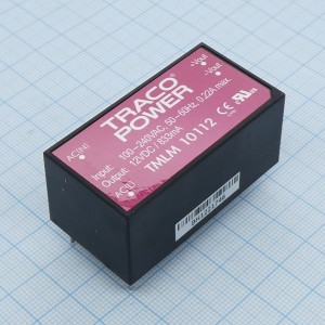 TMLM 10112, AC-DC, 10Вт, вход 220VAC, выход 12В 0.833А 4-Pin