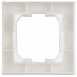 BRITE Рамка 1-местная IP44 РУ-1-БрАБ-44 арктический белый IEK BR-M12-44-K91