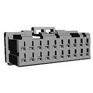 2-1827864-4, Проводные клеммы и зажимы 1200D RECPT 8P Y BLK