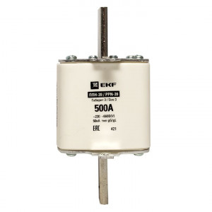 Вставка плавкая ППН-39 630/500А габарит 3 PROxima fus-39/630/500