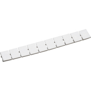 Маркировка для клемм CA509/K5WHT, Маркировка для клемм шириной 5 мм, размер шильдика: 9,5*4,5 мм, 10 шильдиков, цвет: белый, чистая, упаковка 100 шт.