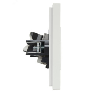 FORTE&PIANO Розетка двойная RJ11+RJ45 кат.5E FP235 белый IEK FP-KT20-O-1-K01