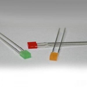 R3HC, Стандартные светодиоды - Сквозного монтажа LED Thru-Hole 2 x 3mm HE Red