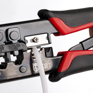 JT-02, Клещи для обжима разъемов 8Р8С (RJ-45), 6Р6С (RJ-12), 6P4C (RJ-11), 6Р2С, встроенные модули