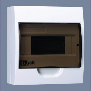 Корпус навесной ЩРН-П-8 20х18х10 8мод. IP41 пластик. 31010DEK