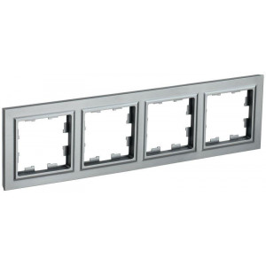 Рамка 4-м BRITE РУ-4-БрС сталь BR-M42-K46