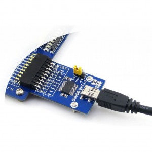 FT245 USB FIFO Board (mini), Преобразователь USB-FIFO на базе FT245 с разъемом USB mini-A