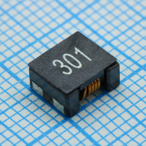 PCAQ7060MW-301, Дроссель синфазный SMD 300мкГн 5А 10мОм по постоянному току 7x6x3.8мм