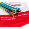 Набор трубок термоусадочных ТУТ 1/0.5; 1.5/0.75; 2/1; 2.5/1.25; 3/1.5 (6 цветов по 5шт 100мм) PROxima EKF tut-n-2-r