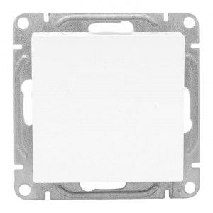 Механизм выключателя, одноклавишный, белый Эпика EKF UP1-SWW-10