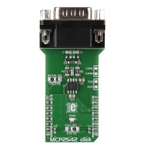 MIKROE-2299, Средства разработки интерфейсов MCP2542 click