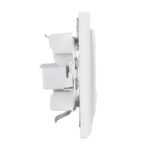 Розетка компьютерная + телефонная 2-м СП Минск RJ45 + Phone бел. Basic ERK00-135-10