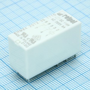 RM84-2012-35-1110, Силовое реле катушка 110В 2 Form C (две контактных группы-два направления) 300VAC/8А