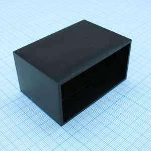 G673546B, Корпус негерметичный; материал: ABS (UL94-HB); размеры: 67x35.5x46 мм; цвет: черный