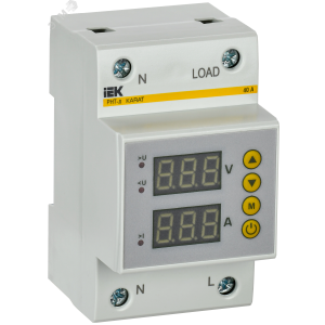 Реле напряжения и тока РНТ-д однофазное 54мм 40А IVC31-1-40