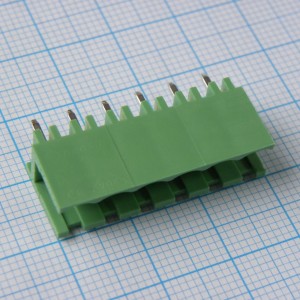 2EDGV-5.0-06P-14-00A(H), Разъемный клеммный блок на плату, 6 контактов. Серия 2EDGV-5.0