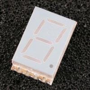 ACSA04-41CGKWA-F01, Светодиодные дисплеи и аксессуары Single Green 570nm Common Anode
