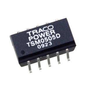TSM 0505D, Преобразователь DC-DC на печатную плату вход 5В двуполярный выход 5В/-5В 0.1A/-0.1A 1Вт 10-Pin SOIC