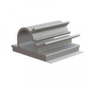 KKL-8-RT, Кабельный монтаж и принадлежности Clip,Locking,Adh Mnt,Grey,1/2 in Hold, Clip,Locking,Adh Mount,Grey,100/Bag