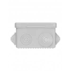 Распаячная коробка ОП 80х80х50мм, крышка, IP54, 7вх. инд. штрихкод SQ1401-0512