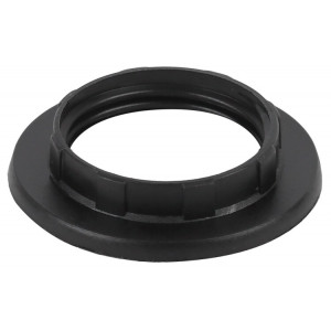ЭРА Кольцо для патрона E14, пластик, черное (50/1000/24000)(кр.1шт) [Б0043678]