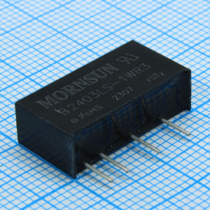 B2403LS-1WR3, Преобразователь DC/DC мощность, Вт: 1 вход 24В выход 3.3В изоляция: 1500В