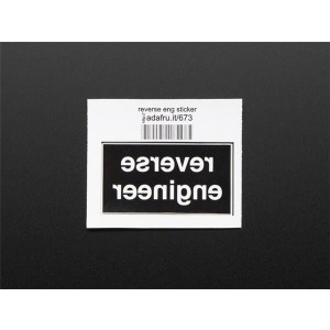 673, Принадлежности Adafruit  Reverse Engineer - Sticker