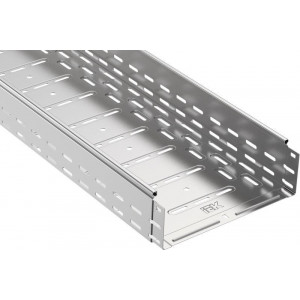 Лоток листовой перфорированный 200х100 L3000 сталь 0.8мм CLP10-100-200-3