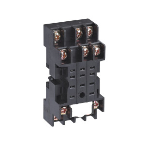 Колодка CZY08A-02 для реле JZX-22F(B)/2Z,NJX-13FW(B)/2ZS, JZX-18F(L)/2Z 2 контакта (R) 285962