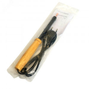 Паяльник с деревянной ручкой 30W, нихромовый нагреватель, долговечное жало, 230В 49983