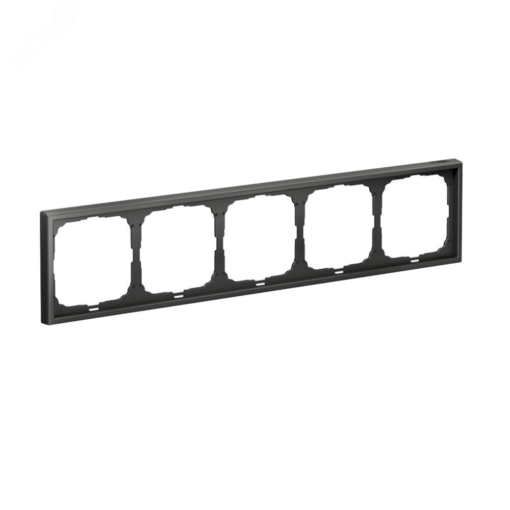 Изображение товара Рамка 5-м ArtGallery универсальная базальт Systeme Electric