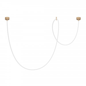 Светильник SP-TROPIC-SURFACE-R18-L5000-58W Day4000 (GD, 360 deg, 230V) 043398, Подвесной светильник. Мощность 58 Вт, св. поток 3900 лм, 67 лм/Вт, дневной 4000 K, CRI>90, угол 360°, напряжение питания 230 В. Золотой круглый корпус из стали, силиконовая герметичная лента, степень защиты IP20. Размер: общая высота чаши 85 мм, высота ча