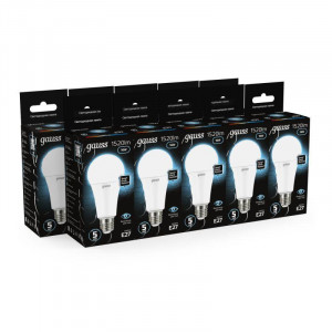 Лампа светодиодная Black 16Вт A60 грушевидная 4100К нейтр. бел. E27 1520лм 102502216