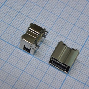 USB IEEE 1394/9 Pin/C12 на плату SMT, Разъем USB 1394