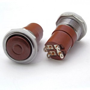 К3-2 Ф20 КРАСНЫЙ (АНАЛОГ), Кнопочный переключатель К3-2, диаметр 20, красный (аналог)