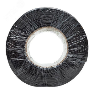 Термоусаживаемая трубка ТУТ нг 60/30 черная рулон PROxima tut-60-b