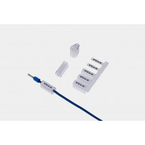 Держатель маркера STC-3-15, L=15мм, O=2,5-16 мм кв. (уп. 500 шт.), 765315, Контейнер для маркера, нанизываемый на кабель, длина 15 мм, диаметр провода 3,5 - 8,5 мм, в упаковке 500 держателей для установки маркера HIC