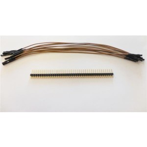 920-0206-01, Кабели-перемычки 10 Pk 7in FEM Brown Jumpers with 40 Hdrs