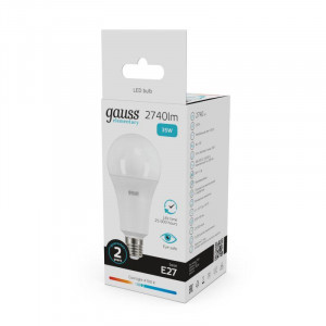 Лампа светодиодная Elementary 35Вт A67 грушевидная 4100К нейтр. бел. E27 2740лм 70225