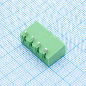 2EGTRC-5.0-04P-14-100, Разъемный клеммный блок на плату, 4 контакта. Серия 2EGTRC-5.0