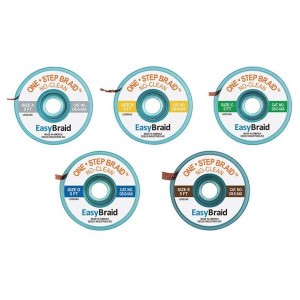 OS-E-5AS, Solder Removal DESOLDERING BRAID, ONE STEP, .125" X 5', ANTISTATIC