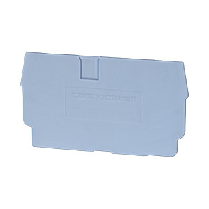 Крышка боковая EPCPPT2.5/4, Крышка боковая, для клемм CPPT2.5/4, CPST1.5/4, цвет: серый