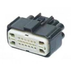 34985-1605, Автомобильные разъемы MX150 HYB FEM RCPT DR 16CKT 2X8 KY A YL