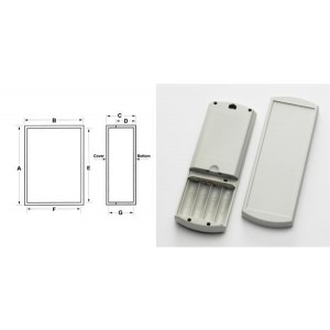 HH-3444-C, Кожухи для батарей 4-AA Contact Kit