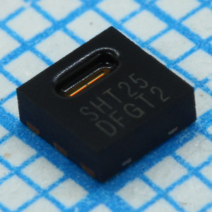 SHT25, Датчик: температуры и влажности, Диапазон: 0-100% RH, шина I2С, питание 2.1В...3.6В
