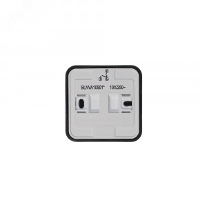 Выключатель 2-кл. ОП Blanca 10А IP20 (сх. 5) 250В с изолир. пластиной антрацит SE BLNVA105016