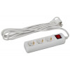 Удлинитель 3х5м с заземл. 16А IP20 U-3es-5m ПВС 3х1 с выкл. Б0028379