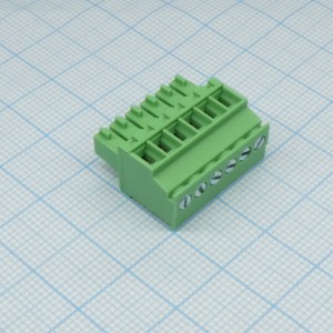 15EDGKA-3.5-06P-14-100A(H), Разъемный клеммный блок. Серия 15EDGKА-3.5, 6 контактов